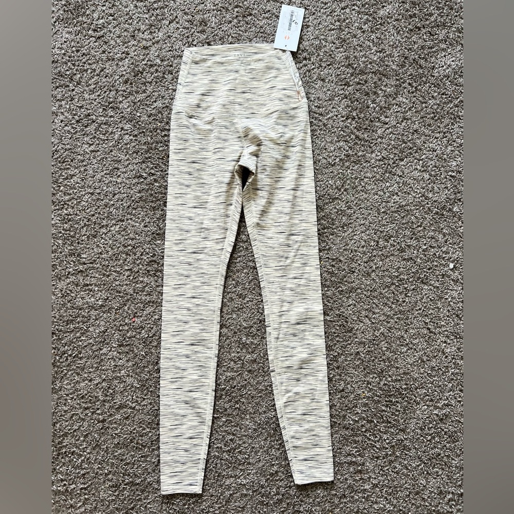 tavi highwaistwd leggings sandstone space dye cream XS